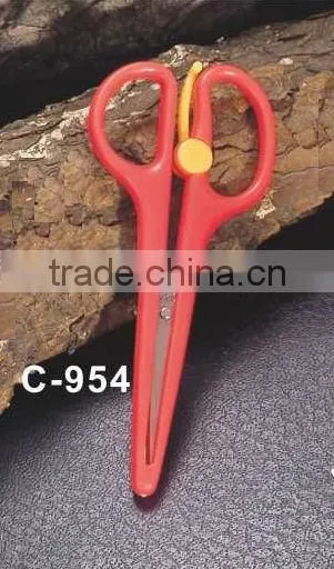 S/S+ABS 12.8*4.7*0.8 Children's scissors/plastic safety scissors/student scissors
