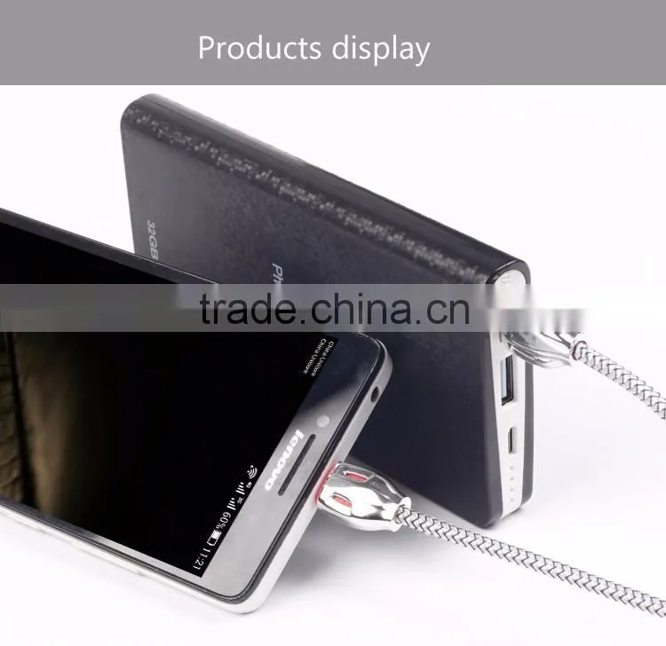 Wholesale High Quality Snake Design 2.1A Micro USB Data Sync Charging Cable for Samsung for LG Android USB Cable
