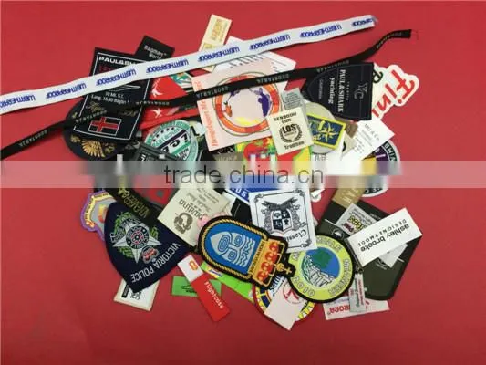Factory design custom high quality woven patch embroidered patches