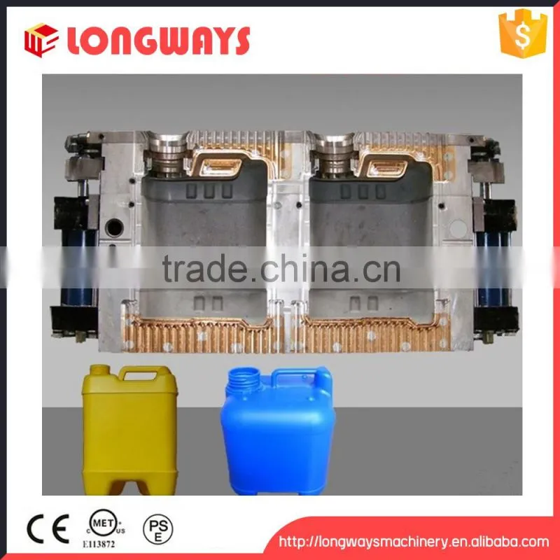 Jerrycan blow moulding , double cavity mould , large plastic containers moulding