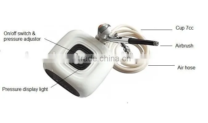 HaoSheng HS08-6AC-SK airbrush makeup compressor manufacture by china