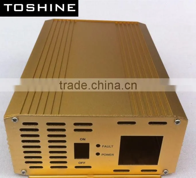 sand blasting anodizing 6063 material extruded car power inverter aluminum shell