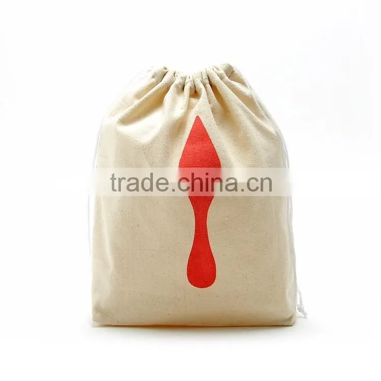 Factory direct! 2016 new customized cotton duster bag drawstring bag