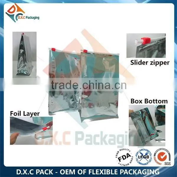 5kg Metallic Laminated Side Gusset Bag For Fish Food / Fish Feed