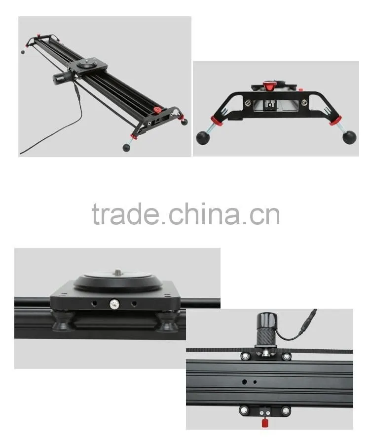 Top sale factory cheapest motorized video camera slider 120cm with timelapse time delay controller