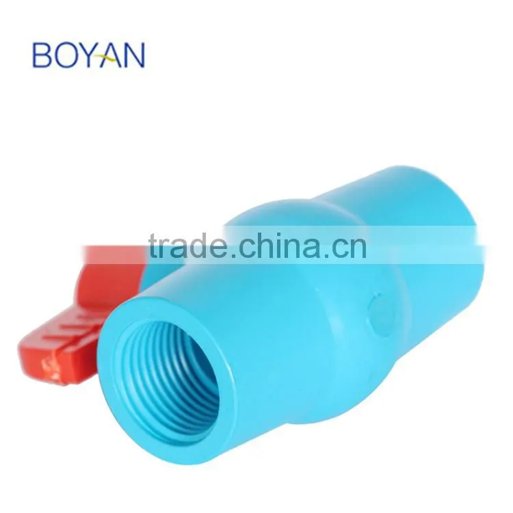 1/2" -6" inch Plastic 2 way Water Tap Connector Pipe Joint Ball Valve