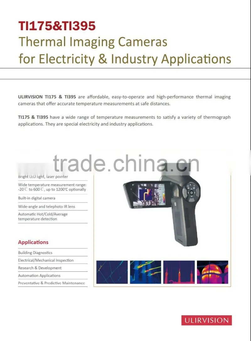 Thermal imaging camera for NDT inspection