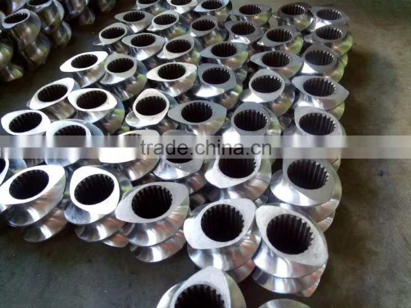 72/72 parallel twin extruder screw barrel