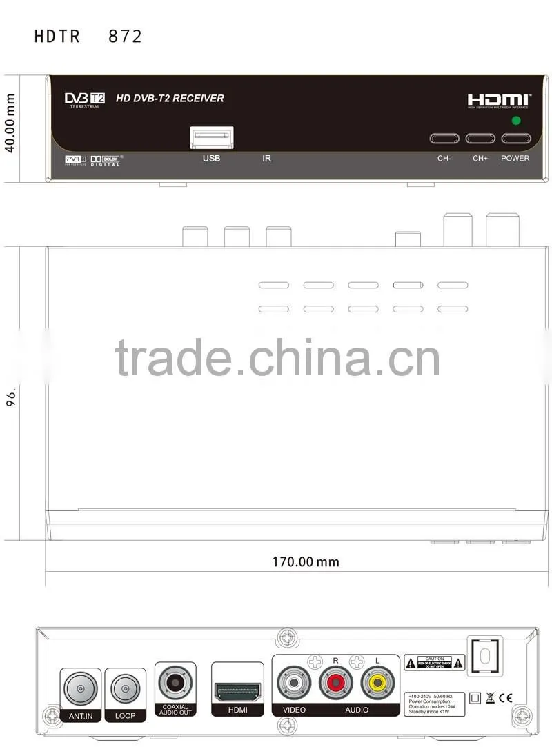 1080P FULL HD dvb t2 in digital type