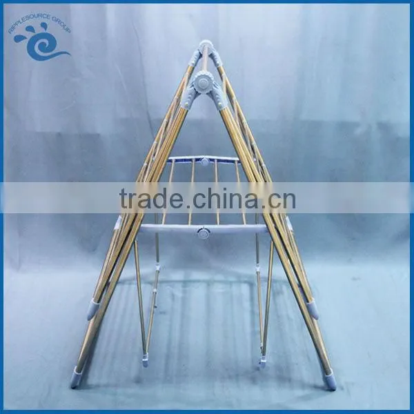 Stainless steel tube foldabe racks clothes rope