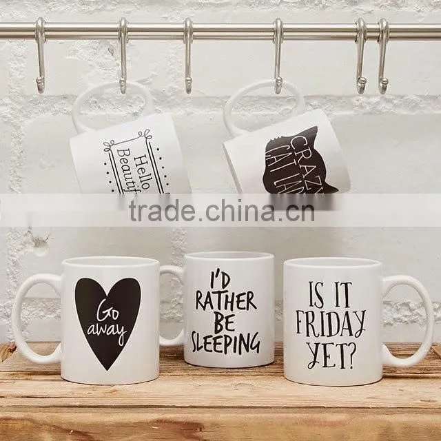 custom morphing mugs the walking dead Coffee Tea Milk Hot Cold Heat Sensitive Color changing Black and White 11 Oz Ceramic Mug