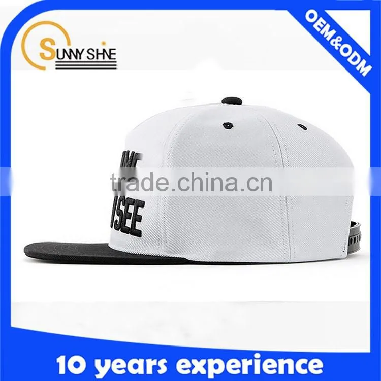 High Quality Custom Flat Brim Snapback Hats And Cap Men