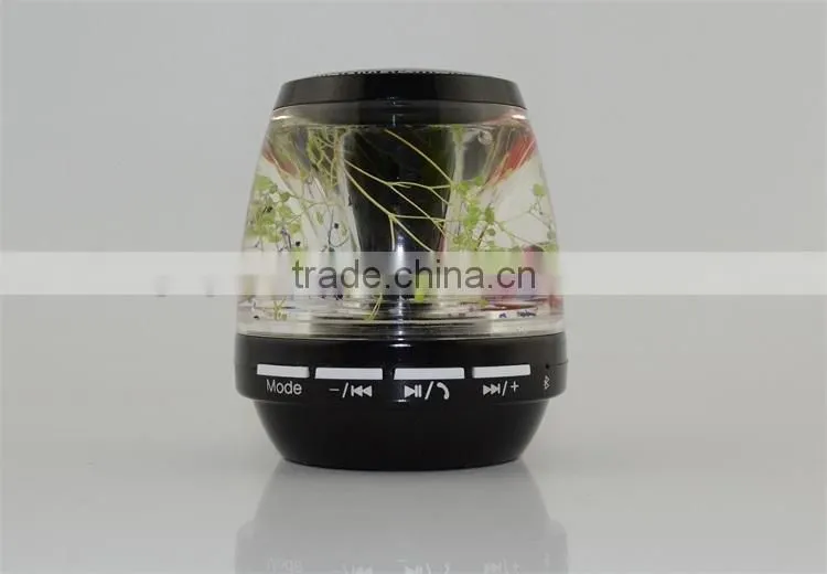 Handfree Stereo Colorful LED MP3 Bluetooth Liquid speaker