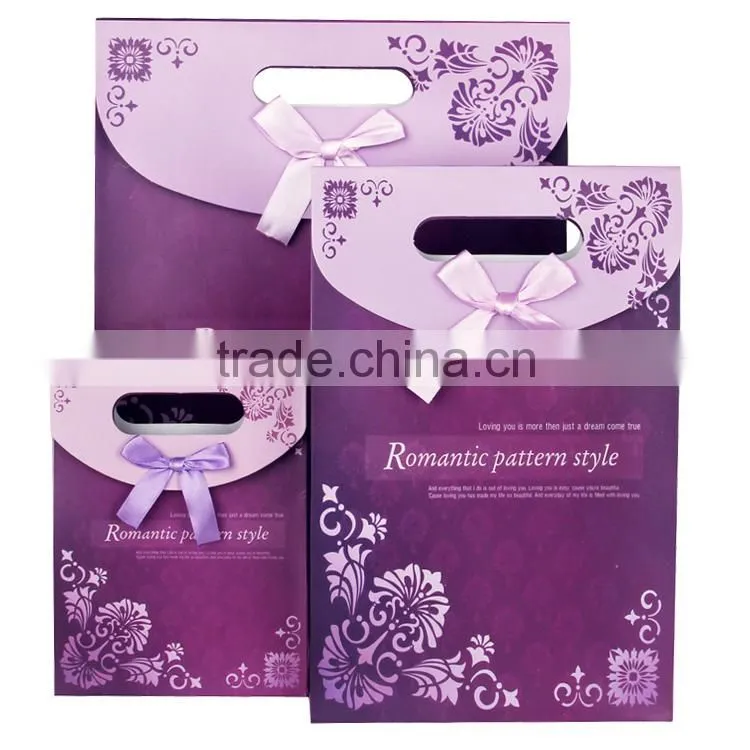 Creative wedding gluing hand gift bags