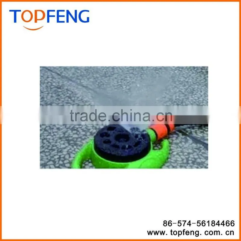 Garden water sprinkler with 9 holes