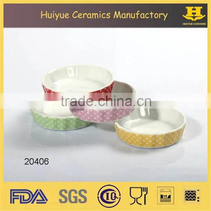Ceramic Square Cake Bowl, Cake Cup, Color Cake Mould