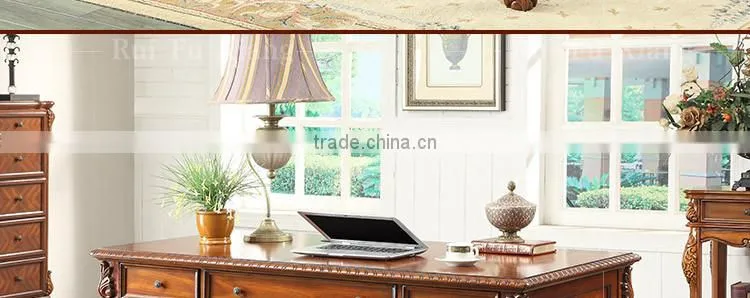 Solid wood vintage office computer desk assemble for office furniture AG-203