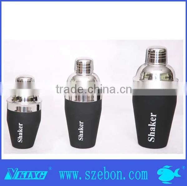 Hot sale cupuliform stainless steel cocktail shaker for bar