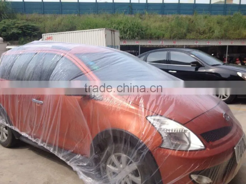 Peva flood disposable plastic tarpaulin automatic car cover