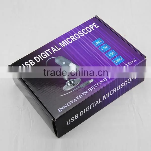 1.3M 200x Handheld Portable Digital USB Microscope for Education and Industrial use
