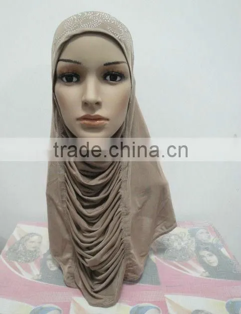 H137 latest muslim hijab,one piece hijab