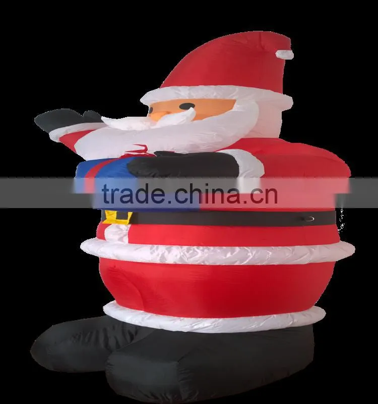 DJ-XT-04 christmas inflatable classic wholesale santa yard light decoration