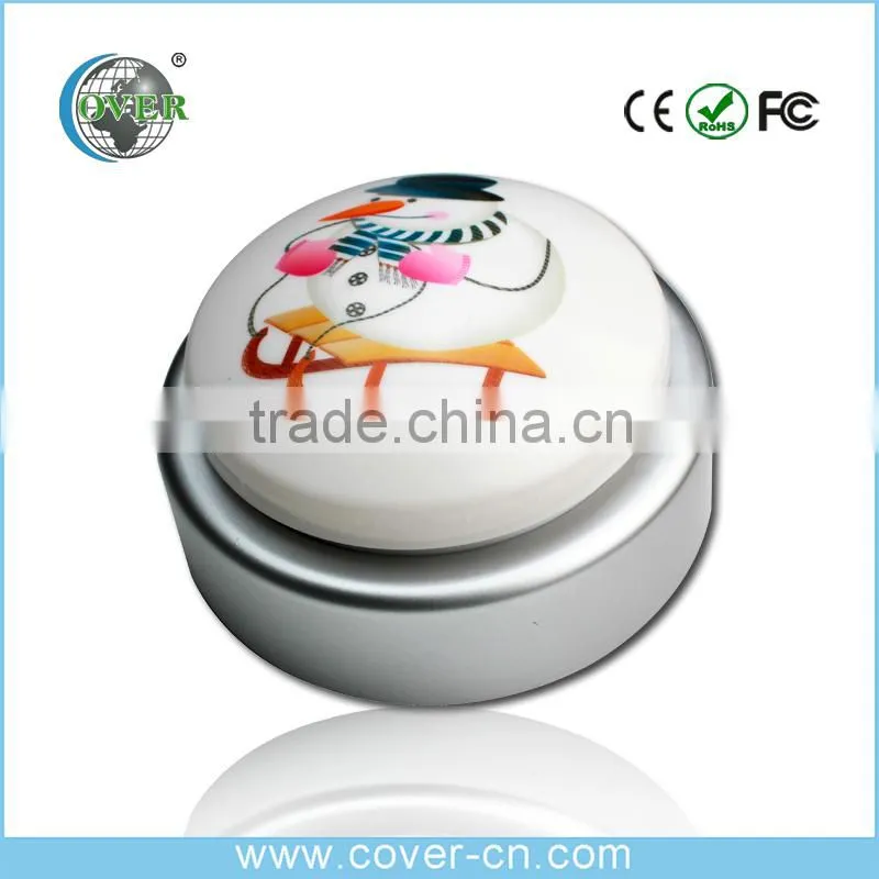 Factory Price Programmable Music Button custom Talking Easy Push Button For Gifts