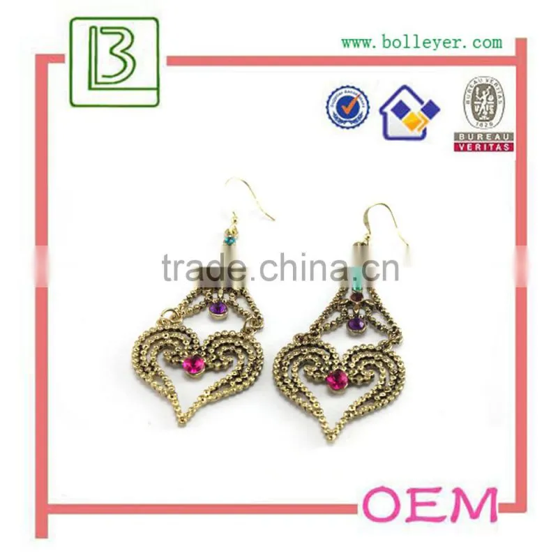 2015 Fashion jewelry Design Custom Earrings For Women