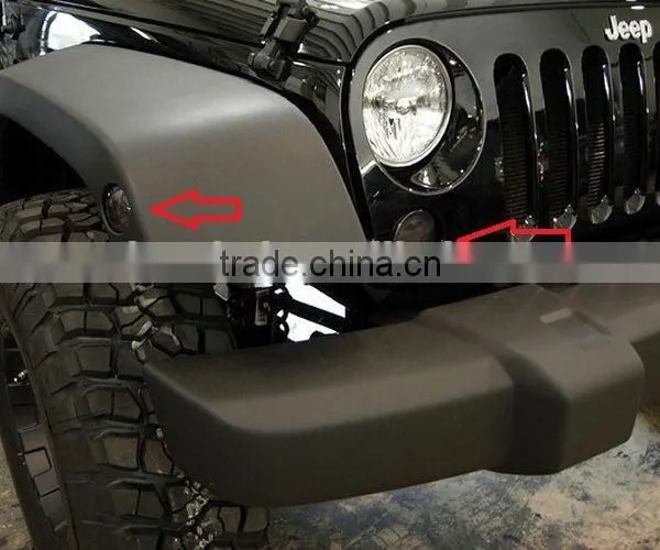 07-15 Jeep Wrangler USA Front Signal Lights Smoke led lights front turn signal lenses-Amber led signal light