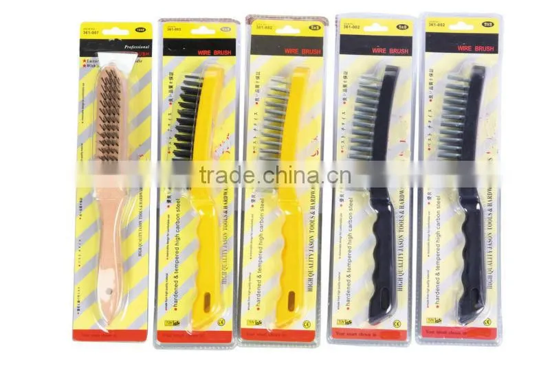 plastic handle steel wire brush