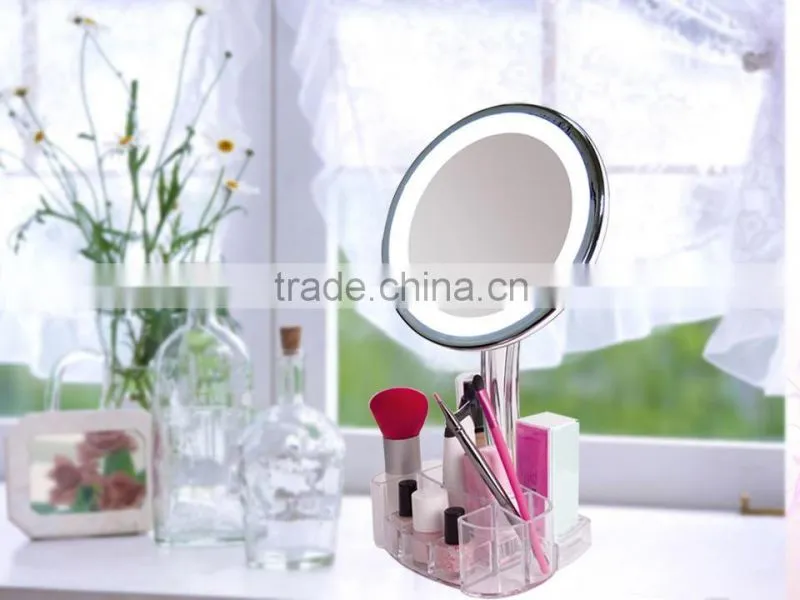 make up mirror with light LED cosmetic mirror