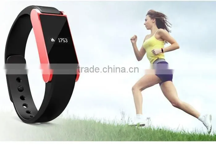 2014 New Waterproof Smart Bracelet Bluetooth Health Wristband with APP Sync Pedometer Sleep Tracing