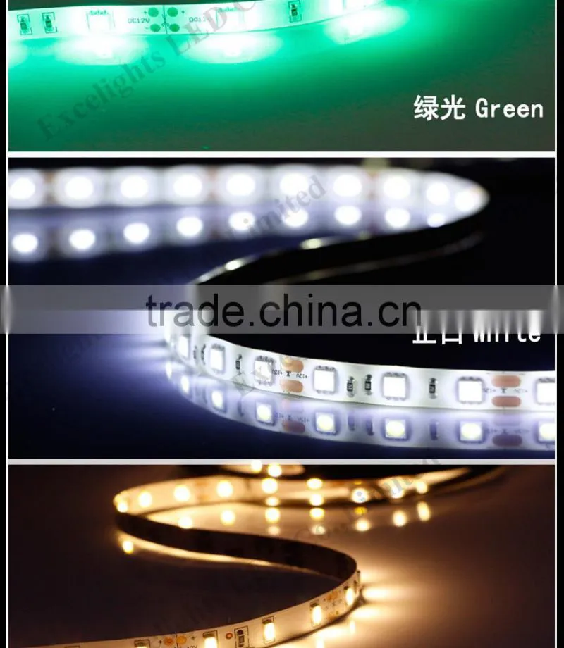 China Factory Directly Sales 60leds/m 5050 flexible led strip light