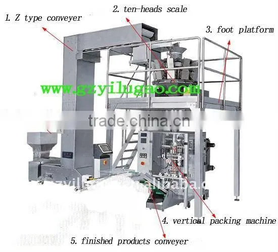lagrge dosage granule packing machine / peanuts packing machine