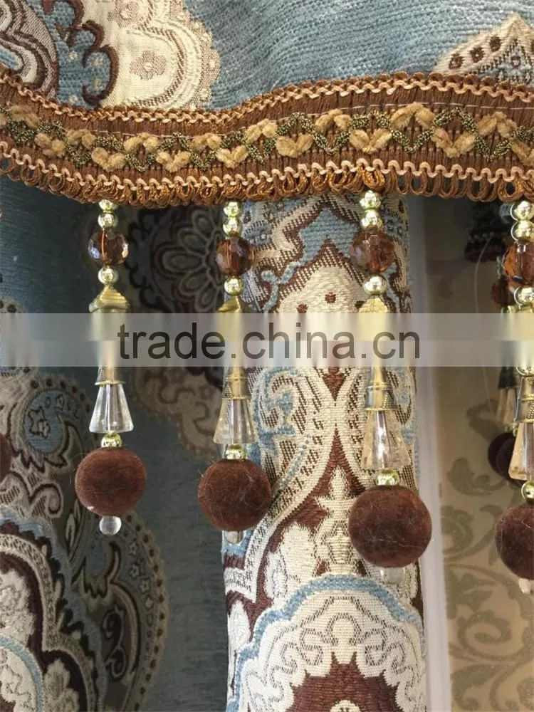 China wholesale readymade curtain,royal design remote control curtain