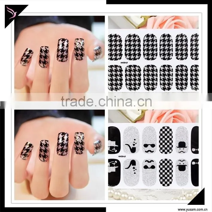 Girls Party Dresses 3D nail art beauty sticker nail sticker