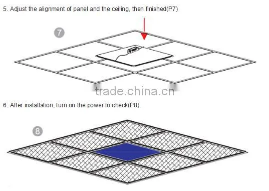 Hight Brightness LED Ceiling Office Panel Lighting LED Panel 300x300 LED Panel Light Price