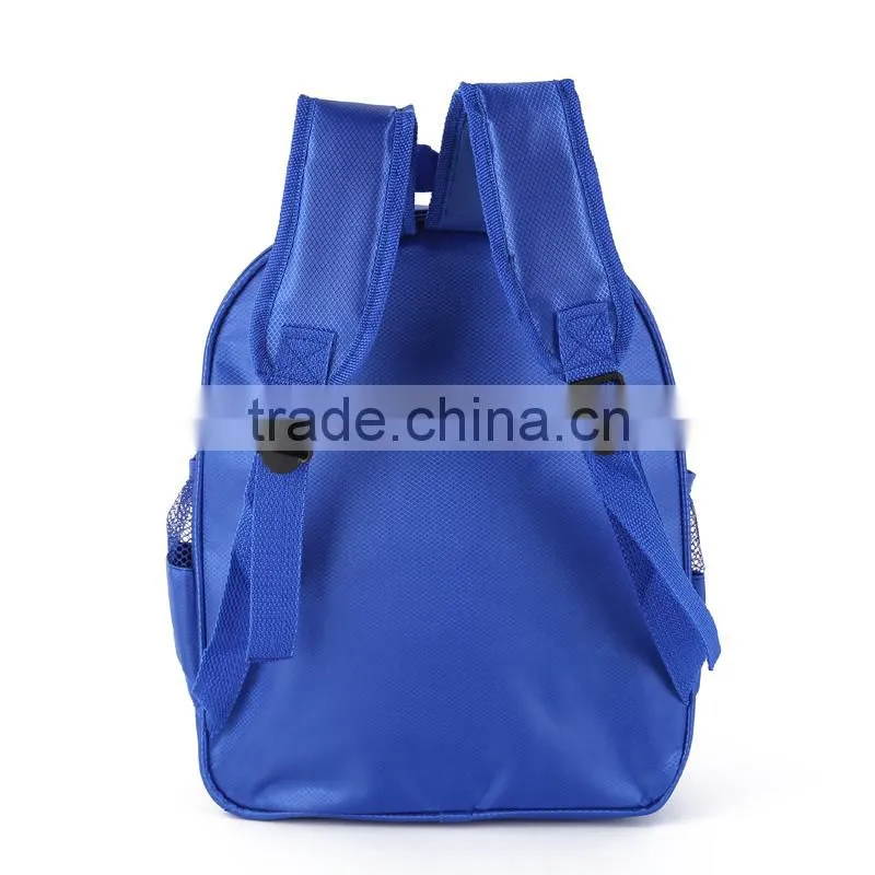 2015 new design child school bag for dye sublimation printing