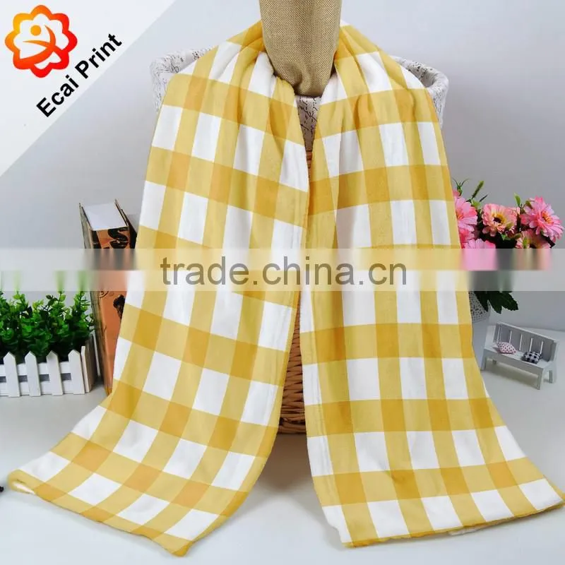 HOT SELL custom made sublimation digital printed blanket scarf