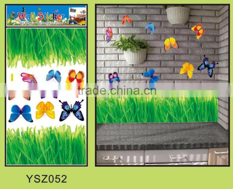 OEM New year DIY product wall sticker,3d wall sticker,5d home decor pvc wall sticker