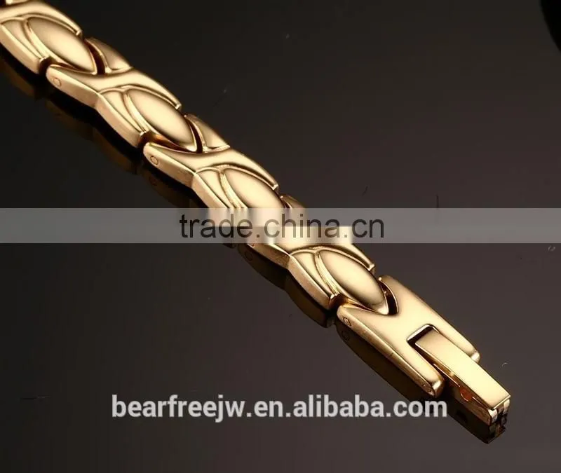 Negative Ion Business titanium Magnetic bracelet, tourmaline titanium Steel bracelet