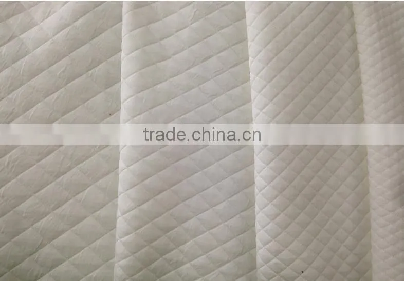 Quilted dot jacquard air layer fabric
