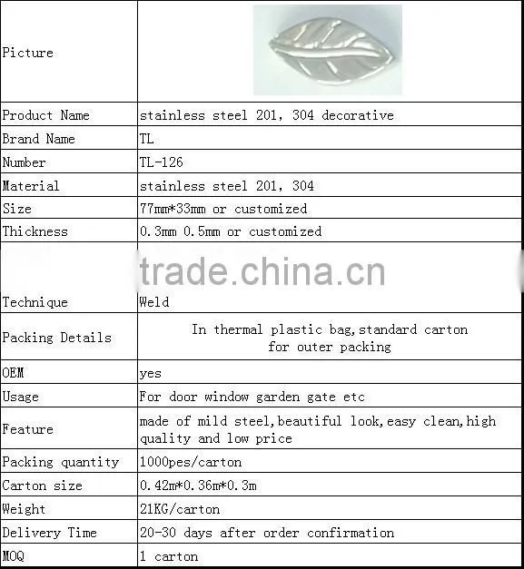 best price stainless steel 201,304 decorative accessories stainless steel flower