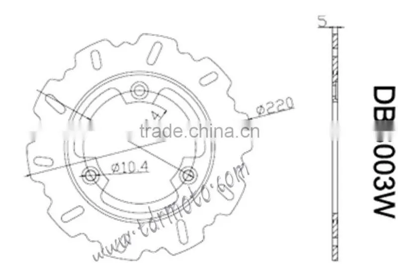 Off sale The cheapest high performance brake disc rotors for dirt bike pit bike racing bike motorcycle