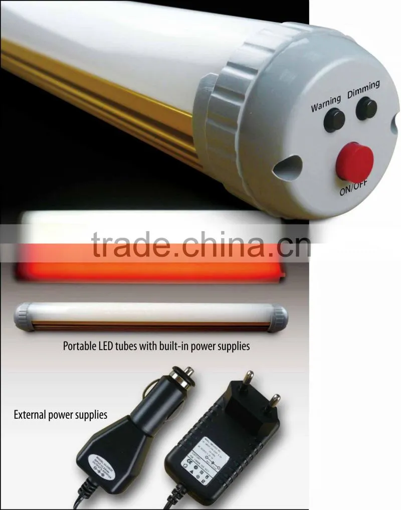 300mm Dimmable Emergency Portable led round tubes