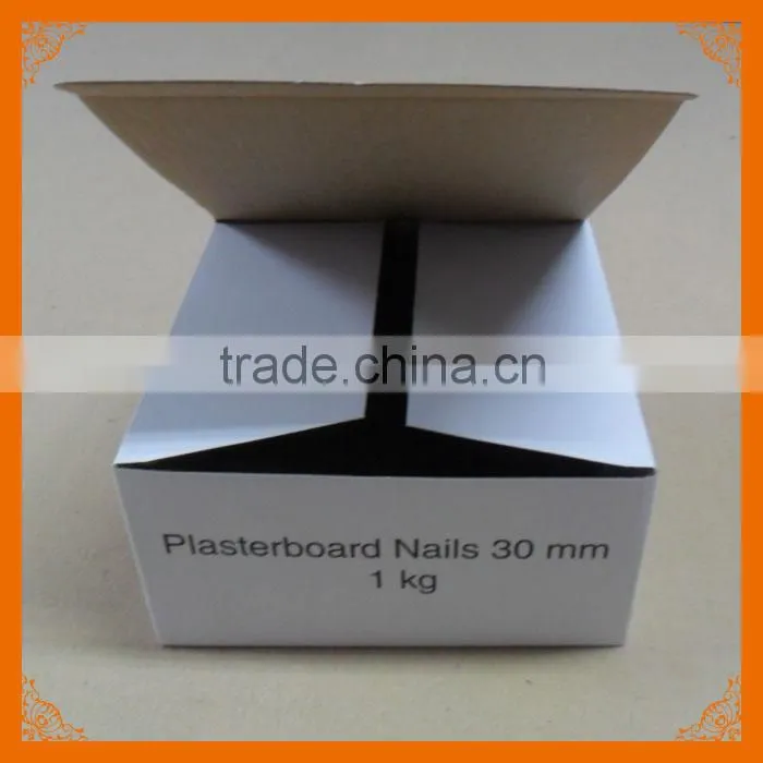 white paper corrugated box display