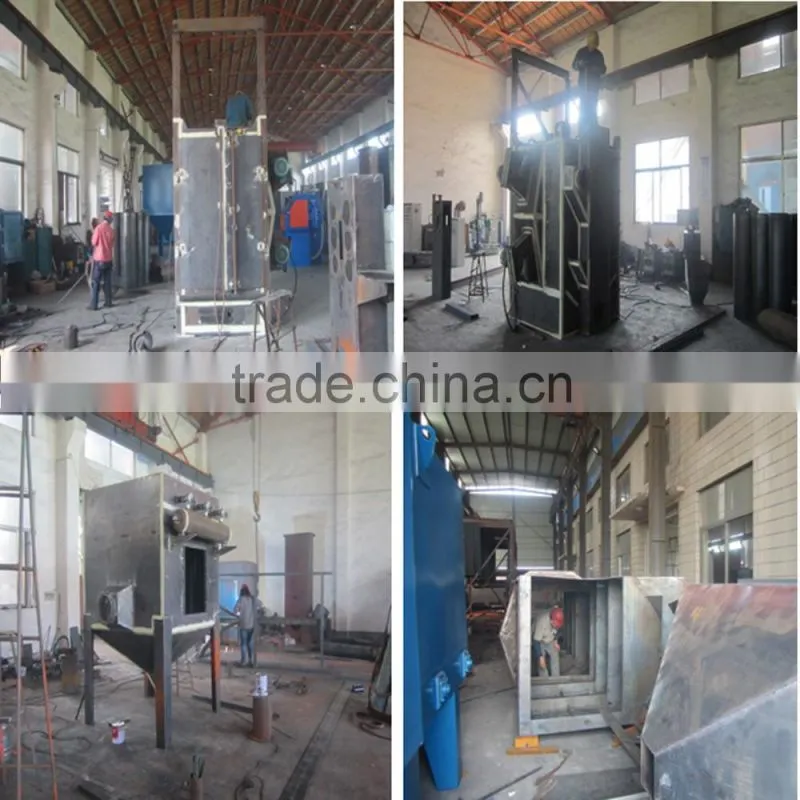 movable floor aluminum alloy shot blasting machine, automatic polishing machine