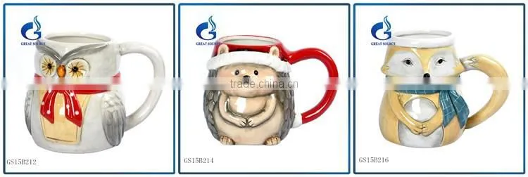 unique dog shape ceramic christmas cookie storage jars