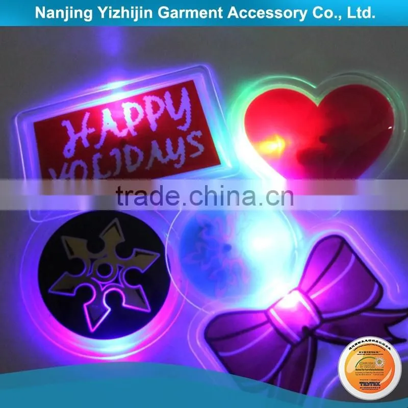 High quality factory price popular led badge