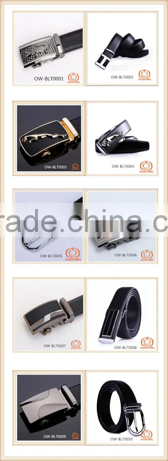 Black Leather Belt Pure Leather 100% Genuine Leather